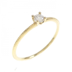 Nhẫn kim cương K18YG 0.10CT - Hàng hiệu Chính hãng