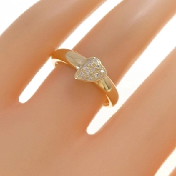 Nhẫn kim cương hình trái tim K18YG 0.05CT - Hàng hiệu Chính hãng 852490
