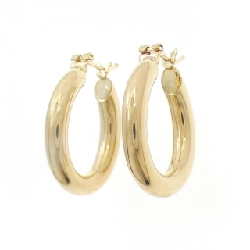 Bông tai hoop 750YG - Hàng hiệu Authentic