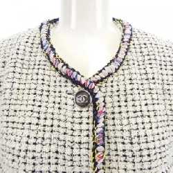 Áo khoác không cổ CHANEL 635511