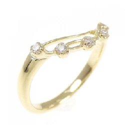 Nhẫn kim cương K18YG 0.08CT