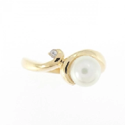 Nhẫn ngọc trai Akoya K18YG 5.6mm 671061