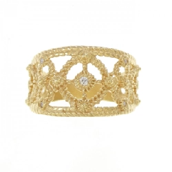 Nhẫn kim cương K18YG 0.05CT - Hàng hiệu Chính hãng 852353