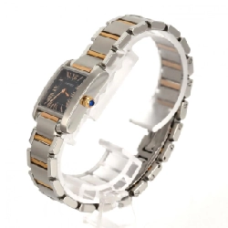 Cartier Tank Française SM PG Combo - Hàng giới hạn Giáng sinh 2009 W5010001 SSxPG Quarts - Hàng hiệu Authentic 875510