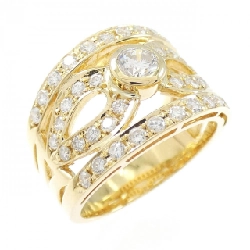 Nhẫn kim cương K18YG 0.31CT - Hàng hiệu Authentic