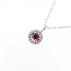 Dây chuyền ruby PT900 0.04CT - Hàng hiệu Chính hãng 861370