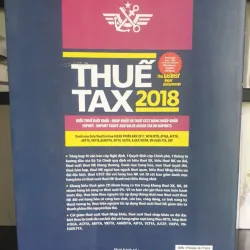 Sách Thuế Tax 2018 - Biểu thuế xuất khẩu, nhập khẩu, thuế GTGT 698094