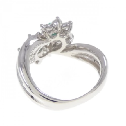 Nhẫn Emerald PT900 Hoa 0.28CT - Hàng hiệu Chính hãng 852322