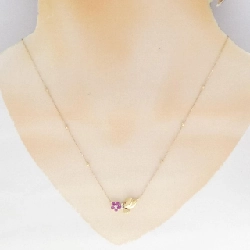 K18YG Hoa × Bướm Ruby Dây Chuyền 0.21CT - Hàng hiệu Chính hãng 857742