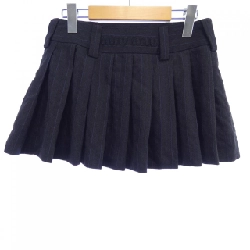ミュウミュウ MIU MIU MIU MIU Logo MG1875 13SH Skirt 647741