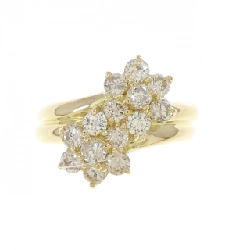 Nhẫn kim cương hoa K18YG 1.0CT - Hàng hiệu Authentic 851601