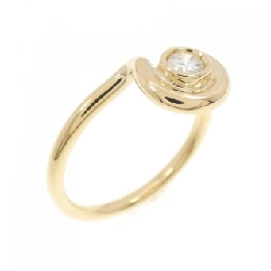 Nhẫn kim cương K18YG 0.10CT