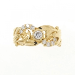 Nhẫn kim cương K18YG 0.14CT - Hàng hiệu Authentic 851736