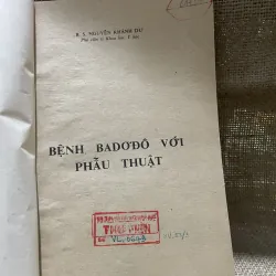NGUYỄN KHÁNH DƯ BỆNH BADƠĐÔ VỚI PHẨU THUẤT 926131