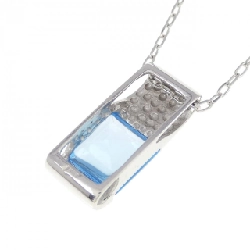 K18WG Blue Topaz Necklace - Hàng hiệu Authentic 862034