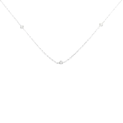 Dây chuyền kim cương PT950/PT850 0.10CT - Hàng hiệu Chính hãng