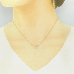 K18PG Dây chuyền hình trái tim kim cương 0.18CT - Hàng hiệu Chính hãng 858488