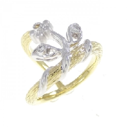 Nhẫn kim cương hoa Karachi 0.04CT - Hàng hiệu Authentic