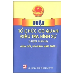 Luật Tổ Chức Cơ Quan Điều Tra Hình Sự (Hiện Hành) (Sửa Đổi, Bổ Sung Năm 2021) - Quốc Hội ASB.PO Oreka Blogmeo 230225
