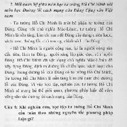 Hỏi đáp môn tư tưởng Hồ Chí Minh 15159