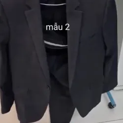 Áo vest nam cổ trang trọng phối túi bên áo màu xám, đen, xanh bộ 3 mẫu 798980