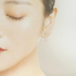 K18YG Bông tai kim cương 0.28CT - Hàng hiệu Chính hãng 873836