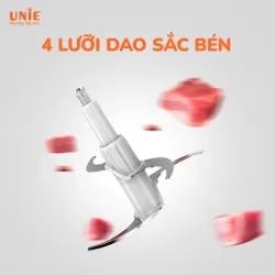 MÁY XAY THỊT UNIE UE226 2,5L 2 CỐI INOX CHÍNH HÃNG MỚI 591023