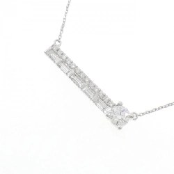 K18WG Dây chuyền kim cương 0.326CT D IF 3EXT - Hàng hiệu Chính hãng 872716