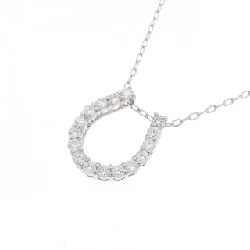 Dây chuyền kim cương PT900/PT850 hình móng ngựa 0.30CT - Hàng hiệu Chính hãng 857096