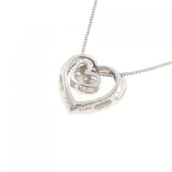 K18WG Dây chuyền kim cương hình trái tim 0.06CT - Hàng hiệu Chính hãng 860696