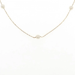 K18YG Ngọc trai Akoya Dây chuyền - Hàng hiệu Chính hãng