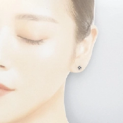 K18WG Bông tai hoa kim cương 0.20CT - Hàng hiệu Chính hãng 872478