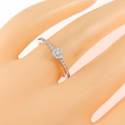 Nhẫn kim cương hoa K18WG 0.14CT - Hàng hiệu Authentic 854731