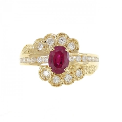 Nhẫn ruby K18YG 0.68CT 673311