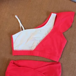 Bộ đồ tập Aerobic, tập Gym size XL màu đỏ 932391