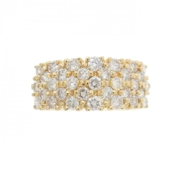 Nhẫn kim cương Pavé K18YG 1.30CT - Hàng hiệu Chính hãng 848008