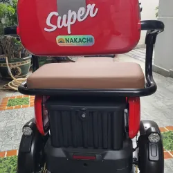 Xe điện NAKACHI màu đỏ mới 99%, còn bảo hành, có số lùi, leo được dốc. 783303