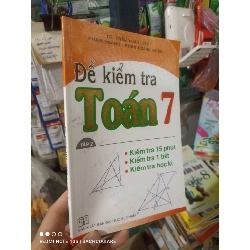 Đề kiểm tra Toán 7 2017 mới 90% Giáo khoa HCM2702 Rebooks.vn