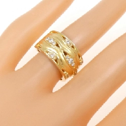 Nhẫn kim cương K18YG 0.30CT 670389