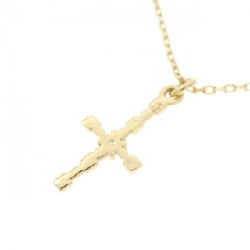 K18YG Dây chuyền kim cương hình chữ thập - Hàng hiệu Authentic 857894