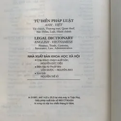 TỪ ĐIỂN PHÁP LUẬT ANH - VIỆT LEGAL DICTIONARY ENGLISH - VIETNAMESE 545911