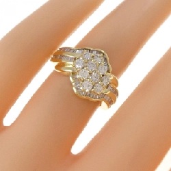 Nhẫn kim cương K18YG 1.07CT 666626