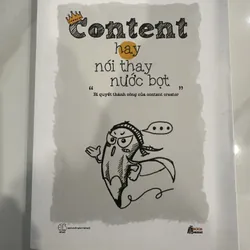 Content hay nói thay nước bọt
