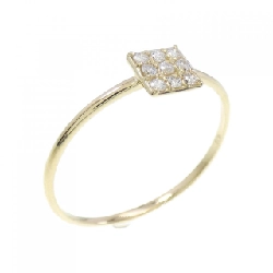 Nhẫn kim cương K18YG 0.1CT - Hàng hiệu Chính hãng