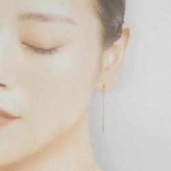 K18YG Khuyên tai hình chữ thập - Hàng hiệu Chính hãng 869387