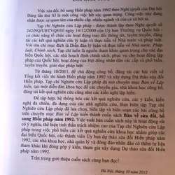 Bàn về sửa đổi và bổ sung Hiến pháp 1992 711648