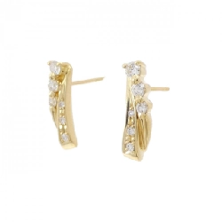 K18YG Bông tai kim cương 0.28CT - Hàng hiệu Chính hãng 870426