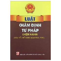 Luật Giám Định Tư Pháp (Hiện Hành) (Sửa Đổi, Bổ Sung Năm 2018, 2020) - Quốc Hội 189735