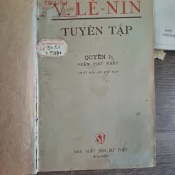TUYỂN TẬP QUYỂN I PHẦN THỨ NHẤT - V. LÊ-NIN