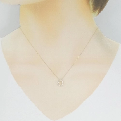 K18YG Dây chuyền kim cương hình trái tim 0.20CT - Hàng hiệu Chính hãng 860522